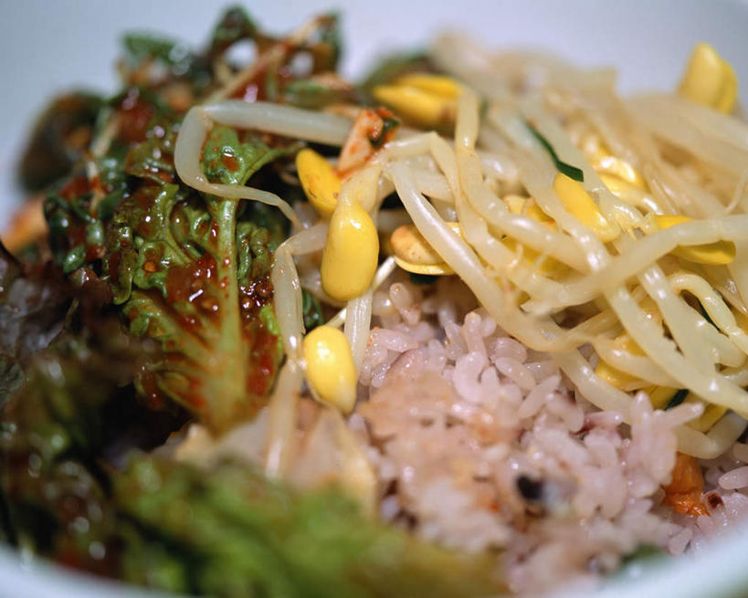 米饭,无人,横图,俯视,室内,特写,白天,烹饪,蔬菜,玻璃,新鲜,豆芽,料理,食品,饭,韩式,菜肴,美食,玻璃制品,食物,一个,容器,碗,佳肴,有机食品,绿色食品,单个,储藏,五谷,储存,韩国料理,韩式料理,彩图,高角度拍摄,贮存