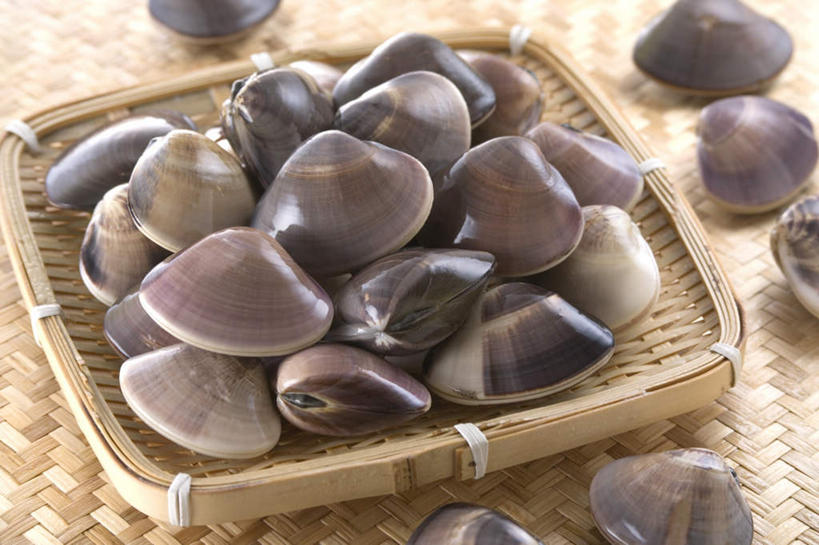 海鲜,无人,交叉,横图,俯视,室内,特写,白天,烹饪,桌面,桌子,竹子,贝壳,一堆,阴影,堆叠,堆积,竹制,编织,光线,木制,篮子,影子,日本料理,料理,食品,水产,菜肴,美食,食物,木制品,竹篮,日式料理,日式,佳肴,竹条,堆,交织,竹制品,海产品,蚌,穿插,巨蚌,巨蛤,贝类外壳,软体动物外壳,彩图,高角度拍摄