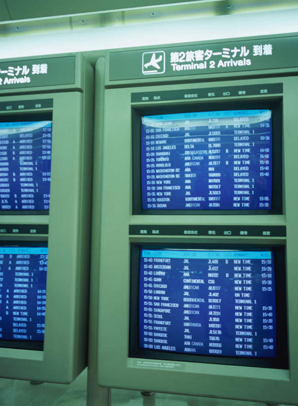 无人,机场,竖图,室内,白天,正面,显示器,飞机场,阴影,光线,屏幕,影子,显示屏,输出设备,航空站,空港,彩图