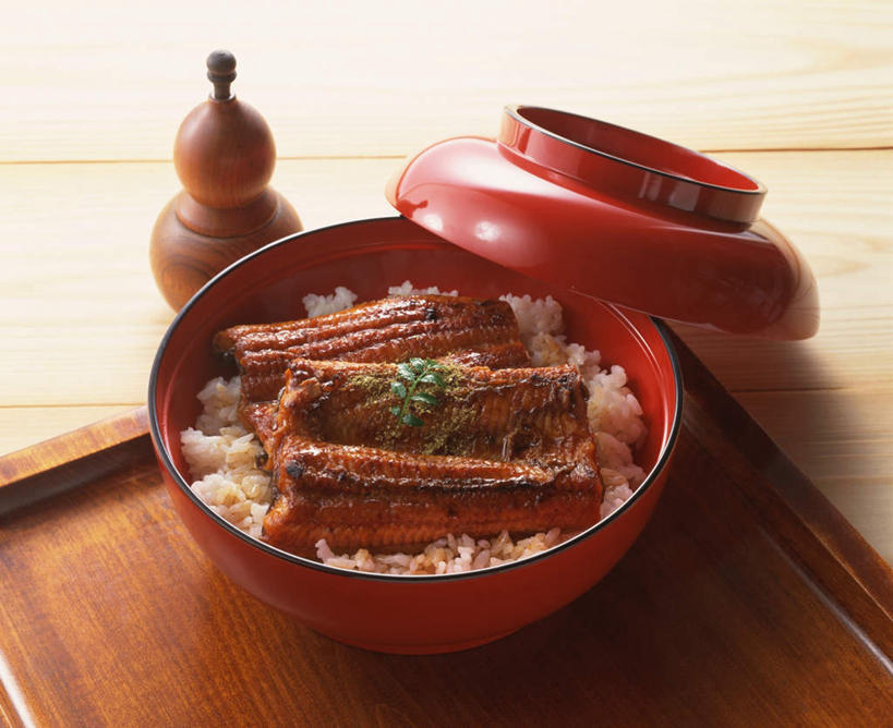 米饭,鳗鱼,无人,横图,俯视,室内,特写,白天,烹饪,桌面,桌子,鳗鲡,阴影,形状,光线,木制,盖子,影子,陶瓷,调料,料理,食品,陶瓷制品,饭,调味料,菜肴,美食,食物,木制品,容器,碗,日式,佳肴,储藏,五谷,储存,河鳗,白鳗,青鳝,风馒,形态,外形,白鳝,彩图,高角度拍摄,贮存