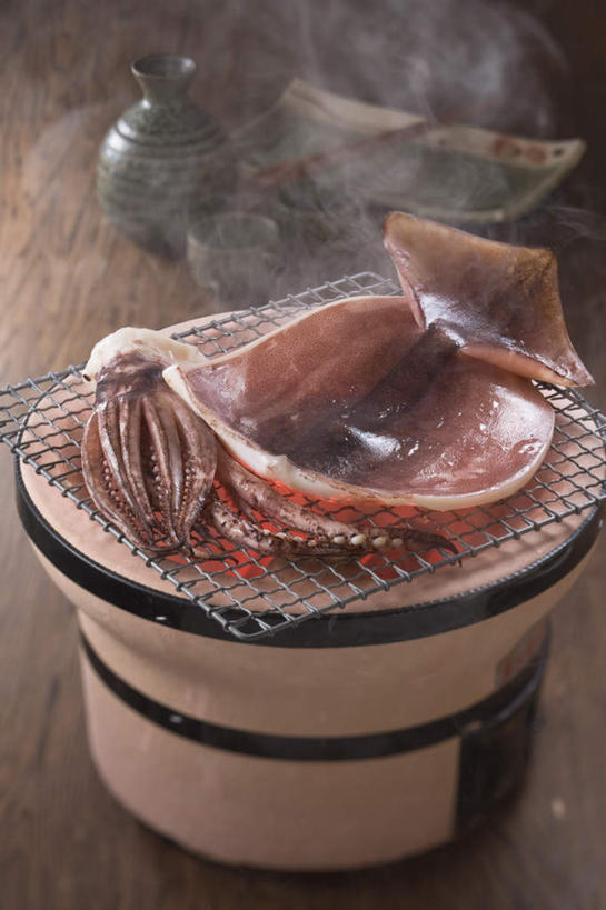 海鲜,无人,竖图,俯视,室内,特写,白天,烹饪,烧烤,雾,鱿鱼,沸腾,朦胧,模糊,蒸汽,日本料理,料理,食品,烤架,水蒸气,烤肉,炭,水产,菜肴,美食,食物,日式料理,日式,铁架,佳肴,海产品,蒸发,柔鱼,枪乌贼,彩图,高角度拍摄