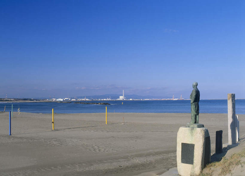 无人,横图,室外,白天,正面,旅游,度假,海浪,海洋,美景,雕塑,日本,亚洲,艺术,装饰,雕刻,雕像,景观,浪花,娱乐,蓝色,蓝天,天空,自然,海水,工艺品,天,享受,休闲,景色,放松,晴朗,纪念,美术,自然风光,主题,陈列,海景,东亚,本州,万里无云,茨城,茨城县,关东地方,本州岛,日本国,功能,美学,县厅,大海,风浪,海,海水的波动,近岸浪,涌浪,晴空,晴空万里,彩图,水户,水户市,水戸,水戸市