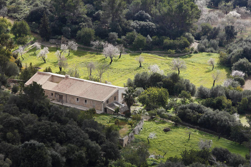 无人,家,果园,横图,俯视,航拍,室外,白天,旅游,度假,草地,草坪,美景,田园,植物,西班牙,欧洲,盛开,房屋,屋子,景观,花蕾,娱乐,楼房,住宅,草,花,花瓣,花朵,鲜花,树,树木,绿色,自然,花苞,花蕊,享受,休闲,景色,放松,生长,成长,鸟瞰,南欧,自然风光,田庄,马略卡岛,西班牙王国,巴利阿里群岛,马略卡,巴利阿里,园子,彩图,高角度拍摄,房子,马洛卡岛