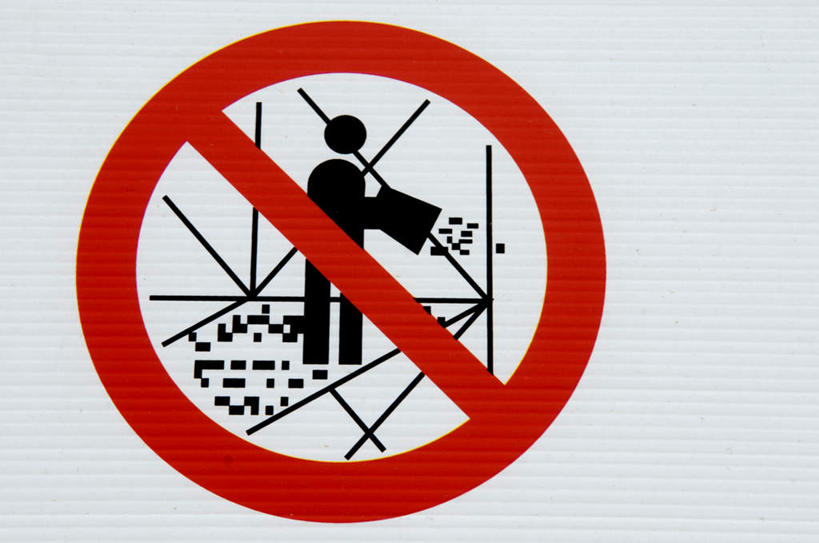 无人,站,横图,室内,特写,白天,正面,静物,倒,灰色背景,环保,垃圾桶,警告,容器,站着,警示,摄影,影棚,能源,储藏,垃圾箱,禁止,回收,提醒,资源,储存,提示,限制,利用,低碳,循环,持续,危险,站立,彩图,影棚拍摄,拍摄,贮存