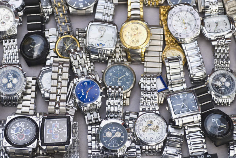 无人,横图,俯视,室内,特写,白天,静物,一排,许多,时间,时钟,手表,计时,排列,钟表,表,腕表,队列,钟,彩图,高角度拍摄