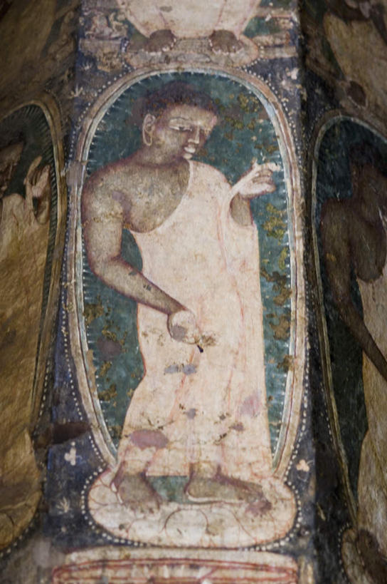 无人,竖图,室内,特写,白天,正面,旅游,度假,绘画,名胜古迹,标志建筑,地标,建筑,印度,亚洲,节日,遗迹,艺术,装饰,墙,古迹,文化,文物,娱乐,建设,古建筑,壁画,墙壁,墙面,祈祷,享受,休闲,健康,旅游胜地,放松,许愿,宗教,信仰,纪念,华丽,修饰,祈求,点缀,基督教,天主教,修道院,南亚,信念,古文明,印度共和国,衬托,美观,雅致,雅观,马哈拉施特拉邦,神学院,修院,隐修院,阿旃陀,平安,画画,彩图