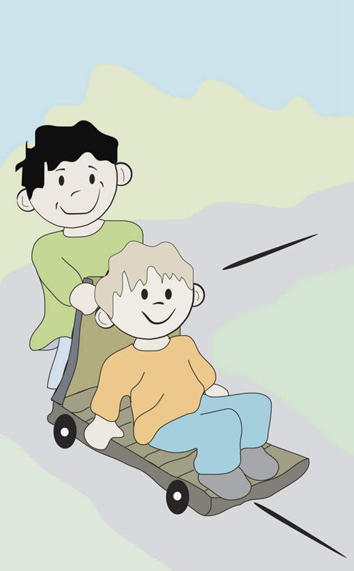 西方人,儿童,无人,两个人,伙伴,朋友,站,坐,推,笑,微笑,竖图,插画,室内,白天,正面,游戏,友谊,纯洁,数码,科技,道路,路,玩具,欧洲,欧洲人,一辆,阴影,服装,网络,小路,交通,高光,几何,计算机图形,玩,合成,图画,注视,休闲装,娱乐,车,画,小孩,衣服,童车,观察,看,站着,休闲,休闲服,可爱,童年,童趣,益智,服饰,观看,活动,电脑合成图,数码合成图,察看,合成图,关注,消遣,载具,漫画,童真,烂漫,无邪,写实,具体,具象,折叠童车,天真,友情,男孩,男人,男性,白种人,玩耍,嬉戏,站立,坐着,彩图,全身,男生