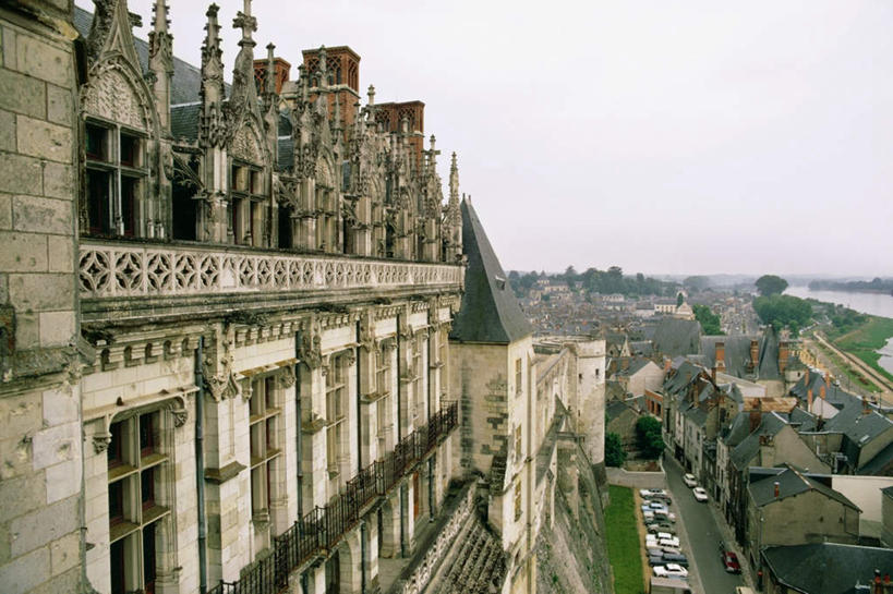 无人,家,露台,横图,俯视,航拍,室外,白天,旅游,度假,草地,草坪,河流,名胜古迹,水,植物,窗户,阳台,标志建筑,地标,建筑,法国,欧洲,一排,遗迹,整齐,房屋,墙,屋子,河水,水流,公寓,古迹,文物,娱乐,建设,古建筑,洋房,楼房,玻璃窗,墙壁,墙面,住宅,草,树,树木,排列,绿色,自然,享受,休闲,旅游胜地,放松,生长,成长,鸟瞰,队列,古文明,法兰西共和国,法兰西第五共和国,安德尔.卢瓦尔省,中央大区,昂布瓦斯,彩图,高角度拍摄,房子,露天阳台