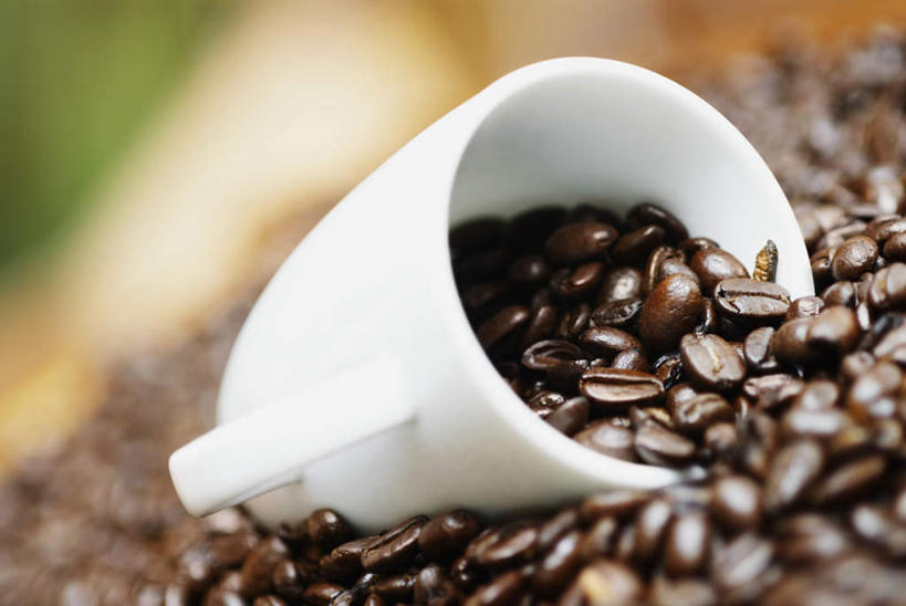 咖啡,无人,横图,室内,特写,白天,正面,植物,豆,杯子,一堆,许多,堆叠,堆积,朦胧,模糊,瓷器,豆类,豆子,棕色,咖啡杯,陶瓷制品,很多,一个,白色,咖啡豆,单个,堆,瓷杯,豆科,咖啡因,彩图