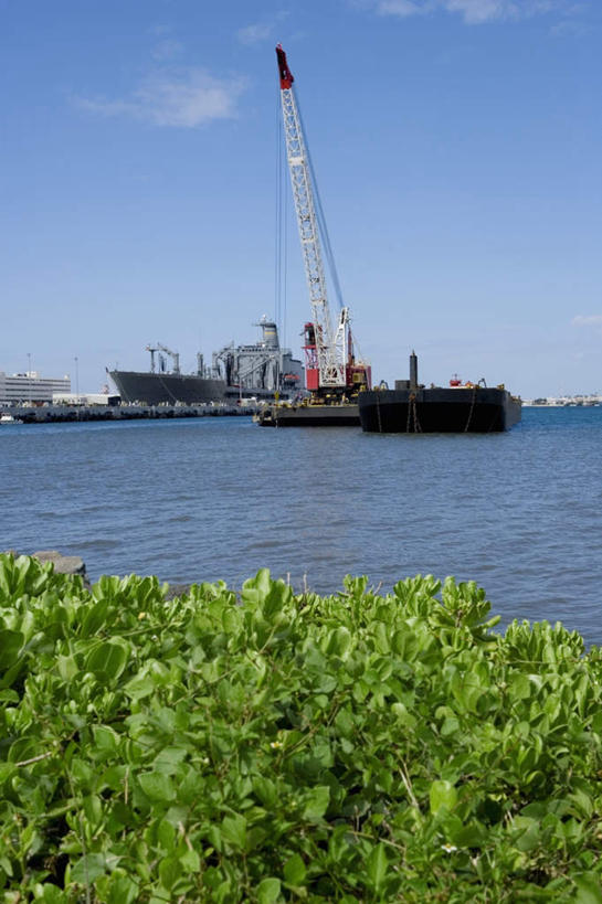 无人,码头,竖图,室外,白天,正面,度假,技术,岛屿,海浪,海洋,美景,树林,植物,城市风光,城市,港口,建筑,船,夏威夷,美国,阴影,光线,影子,景观,浪花,云,云朵,云彩,娱乐,设备,树,树木,施工,蓝色,绿色,白云,蓝天,天空,阳光,自然,海水,天,享受,休闲,机械,起重机,景色,放松,军舰,生长,晴朗,成长,工程,北美,北美洲,珍珠港,美洲,海景,战舰,军用战舰,战船,瓦胡岛,欧胡岛,欧湖岛,夏威夷州,爱洛哈之州,北亚美利加洲,亚美利加洲,聚集之岛,大海,风浪,海,海水的波动,近岸浪,列岛,群岛,涌浪,诸岛,晴空,彩图,摆渡口,埠头,渡口,渡头,港湾,海港,货运码头,口岸,商港