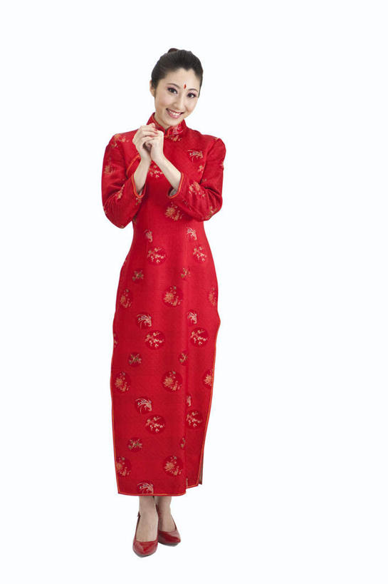 东方人,一个人,站,笑,微笑,露齿笑,竖图,室内,白天,白色背景,正面,民族服装,亚洲,仅一个年轻女性,仅一个女性,仅一个人,旗袍,祝福,注视,黄种人,文化,红色,观察,看,手势,站着,恭喜,摄影,影棚,观看,礼节,察看,关注,中国文化,祝贺,礼仪,祝愿,作揖,拱手,尊敬,恭敬,寒暄,恭贺,同喜,年轻女性,女人,女性,亚洲人,站立,彩图,全身,影棚拍摄,传统服装,民俗服,拍摄,传统文化