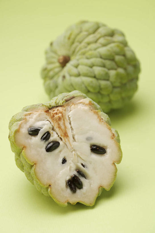 无人,竖图,俯视,室内,特写,白天,餐桌,桌子,水果,绿色背景,阴影,新鲜,反射,影子,生食,食品,果实,食物,两个,绿色,番荔枝,摄影,有机食品,绿色食品,影棚,餐台,横截面,剖面,释迦,佛头果,凤梨释迦,蜜释迦,释迦凤梨,截面,截面图形,彩图,高角度拍摄,影棚拍摄,拍摄