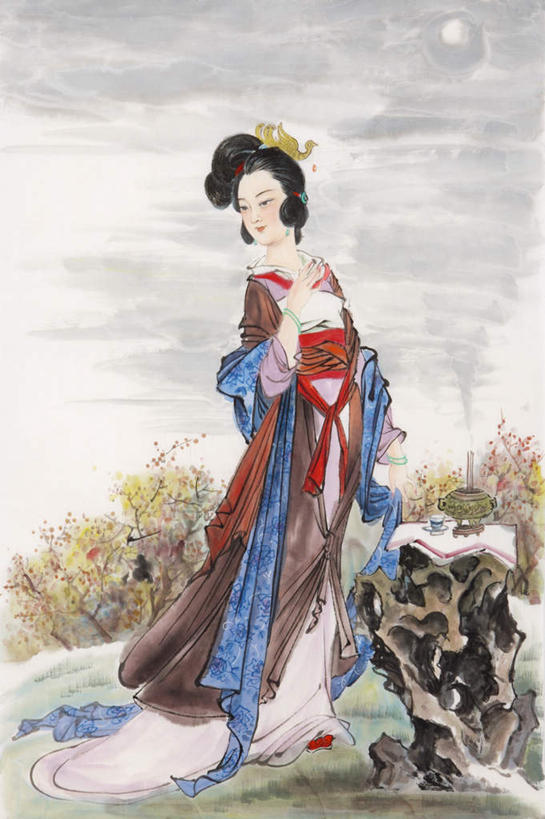 东方人,一个人,无人,站,笑,微笑,竖图,插画,室内,夜晚,正面,民族服装,数码,科技,草地,草坪,植物,亚洲,仅一个年轻女性,仅一个女性,仅一个人,阴影,装饰,网络,头饰,月亮,月光,高光,几何,计算机图形,合成,图画,注视,黄种人,发簪,画,草,绿色,发饰,饰品,观察,看,站着,美女,观看,华丽,修饰,明亮,点缀,电脑合成图,数码合成图,察看,合成图,关注,漫画,配饰,貂蝉,写实,具体,具象,衬托,美观,雅致,雅观,簪子,皎洁,玉人,佳人,年轻女性,女人,女性,亚洲人,站立,彩图,全身,传统服装,民俗服,四大美女,侍女,闭月,任红昌,丽人,美人