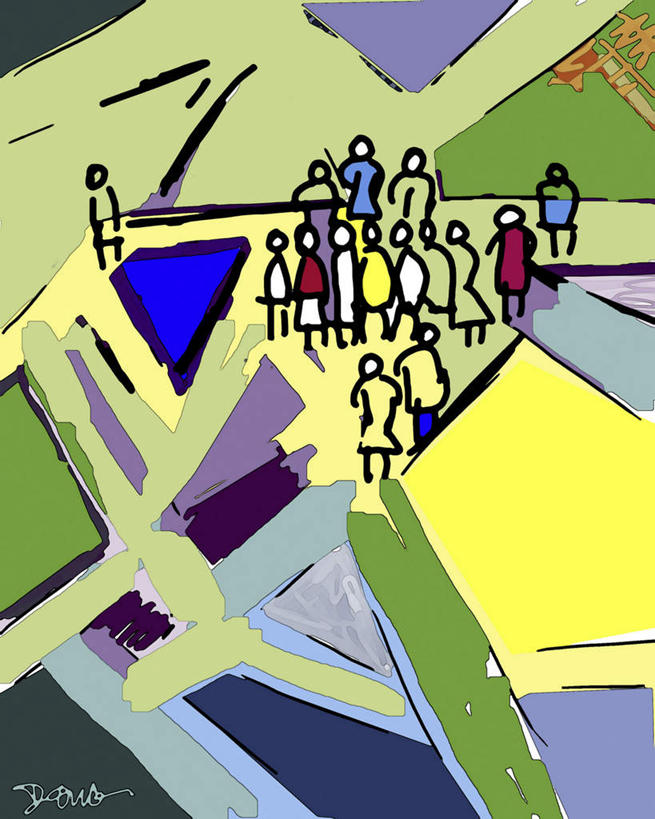 西方人,无人,站,竖图,俯视,插画,室内,白天,数码,科技,道路,路,公路,欧洲,欧洲人,阴影,服装,网络,十字路口,交通,许多人,高光,几何,计算机图形,合成,图画,休闲装,画,衣服,站着,一群人,休闲,休闲服,服饰,电脑合成图,数码合成图,合成图,漫画,写实,具体,具象,男人,男性,年轻男性,年轻女性,女人,女性,白种人,马路,站立,彩图,高角度拍摄,全身