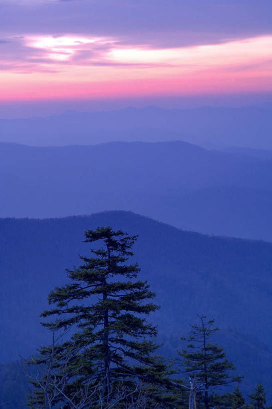 无人,竖图,室外,白天,正面,旅游,度假,美景,日落,山,山脉,植物,美国,景观,山峰,晚霞,霞光,落日,山峦,娱乐,树,树木,绿色,自然,黄昏,群山,享受,休闲,景色,彩霞,放松,生长,成长,北美,北美洲,自然风光,美洲,北卡罗来纳州,北亚美利加洲,亚美利加洲,北卡罗来纳,焦油脚根之州,黑油鞋根之州,老北州,大雾山国家公园,大烟山国家公园,大雾山公园,大烟山公园,大雾山,大烟山,夕照,夕阳,彩图,斜阳