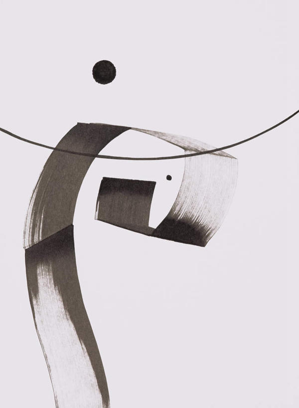 无人,竖图,室内,白天,正面,抽象,绘画,灰色背景,日本文化,艺术,纹路,纹理,线条,古典,文化,黑色,灰色,工艺品,品味,美术,水彩画,高雅,肌理,美学,彩图,吹画,吹墨画