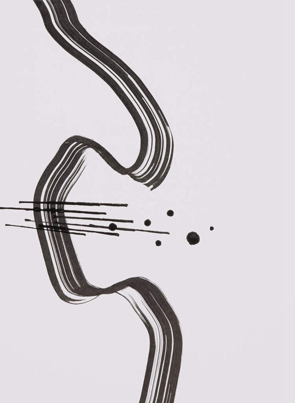 无人,竖图,室内,白天,正面,抽象,绘画,灰色背景,日本文化,艺术,纹路,纹理,线条,古典,文化,黑色,灰色,工艺品,品味,美术,水彩画,高雅,肌理,美学,彩图,吹画,吹墨画