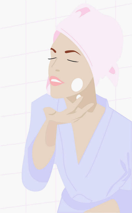 西方人,一个人,无人,站,闭眼,竖图,插画,室内,白天,正面,浴袍,化妆,美容,数码,科技,卫生间,浴室,欧洲,欧洲人,仅一个年轻女性,仅一个女性,仅一个人,一条,护肤,阴影,美白,网络,纺织物,润肤露,高光,几何,计算机图形,合成,图画,画,蓝色,毛巾,清洁,站着,保养,享受,休闲,放松,去角质,保健,保湿,保暖,电脑合成图,数码合成图,滋润,乳液,合成图,护肤品,去死皮,护肤用品,舒缓,漫画,透气,养颜,防水,去污,控油,紧肤,嫩肤,祛痘,去痘,祛角质,抗衰,再生,增白,补水,祛斑,抗皱,防皱,除皱,去皱,写实,具体,具象,储水,耐磨,吸水,年轻女性,女人,女性,白种人,淋浴房,闭眼睛,闭着眼,闭着眼睛,站立,半身,彩图,汤帷子,浴衣,冲凉房,沐浴间,沐浴室