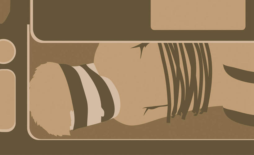 西方人,一个人,无人,躺,横图,插画,室内,白天,正面,数码,科技,汽车,欧洲,欧洲人,仅一个男性,仅一个人,阴影,服装,网络,布条,高光,几何,计算机图形,合成,图画,休闲装,车,画,仅一个年轻男性,衣服,黑色,绳子,交通工具,轿车,休闲,休闲服,服饰,捆绑,绳索,电脑合成图,数码合成图,合成图,载具,漫画,写实,具体,具象,绑缚,卧着,男人,男性,年轻男性,白种人,躺着,卧,半身,彩图