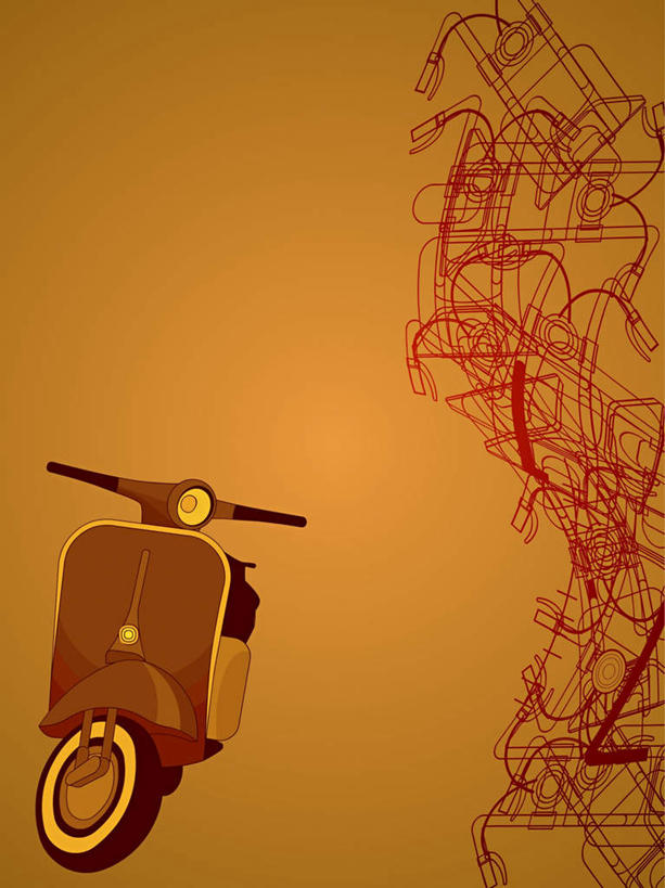 无人,竖图,插画,室内,白天,正面,幸福,数码,科技,一辆,橙色背景,阴影,网络,线条,电动车,高光,几何,计算机图形,辉煌,合成,图画,车,电瓶车,画,交通工具,温暖,橙色,活泼,华丽,暖色,电脑合成图,数码合成图,合成图,载具,漫画,温情,写实,具体,具象,炽热,响亮,跃动,甜蜜,彩图,愉快