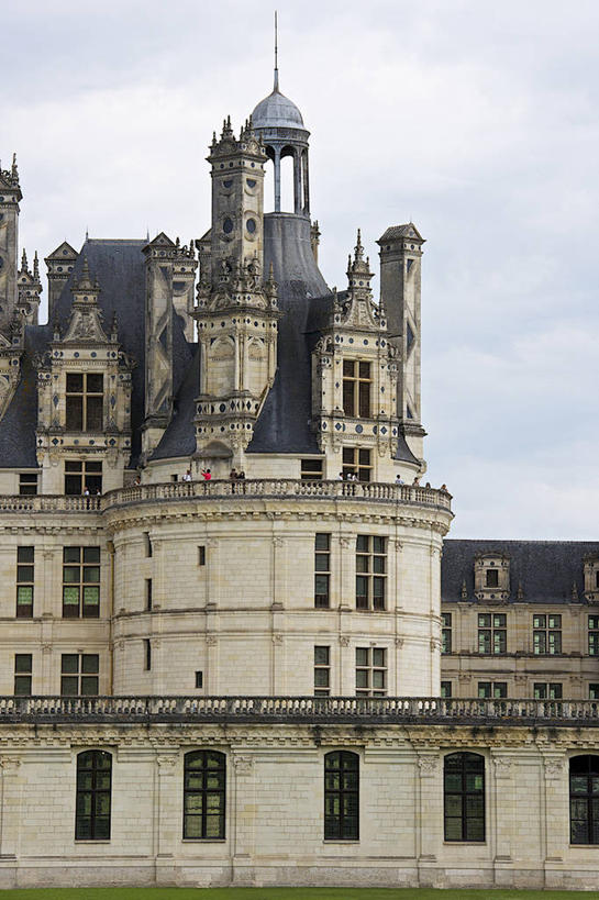 无人,竖图,室外,白天,旅游,建筑,法国,欧洲,城堡,塔,宏伟,风景,地标建筑,摄影,建造,香波城堡,彩图,旅行