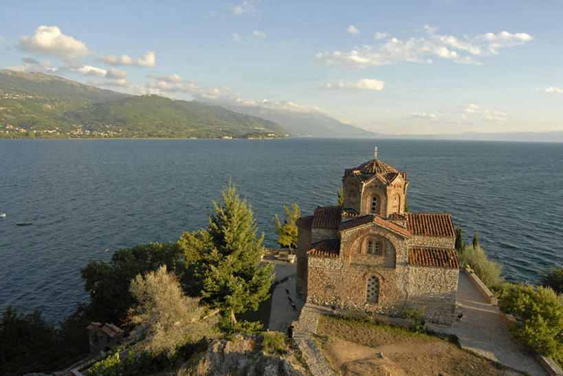 无人,教堂,横图,室外,白天,旅游,度假,海洋,湖,美景,城市风光,城市,建筑,欧洲,马其顿,房屋,地形,景观,图像,娱乐,白色,风景,享受,休闲,景色,放松,摄影,宗教,都市风光,巴尔干,马其顿共和国,彩图,旅行