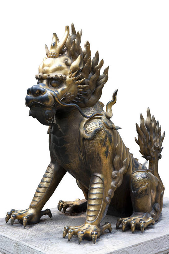 无人,站,竖图,留白,白色背景,正面,骄傲,静物,雕塑,北京,中国,亚洲,神话,装饰,雕像,古典,历史,传统,一个,工艺品,摄影,影棚,单个,麒麟,珍贵,铜,风格,中国文化,摄影棚,手艺,底座,古典风格,东亚,皇室,彩图,影棚拍摄,拍摄,传统文化,龙生九子