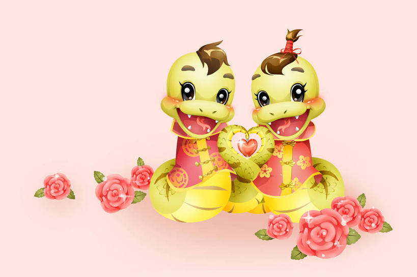 无人,横图,插画,留白,正面,数码,科技,中国,春节,亚洲,阴影,粉色背景,庆祝,并排,网络,蛇,高光,几何,计算机图形,浪漫,祝福,合成,图画,拿着,十二生肖,画,花,花朵,卡通,摄影,影棚,电脑合成图,数码合成图,合成图,中国文化,摄影棚,漫画,东亚,写实,具体,具象,亮粉,心型,彩图,影棚拍摄,爱,拍摄,唐装,传统文化