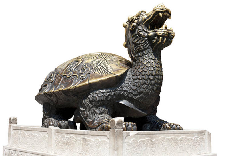 无人,横图,留白,白色背景,侧面,静物,雕塑,北京,中国,亚洲,神话,装饰,雕像,古典,祝福,历史,传统,一个,摄影,影棚,单个,珍贵,铜,风格,中国文化,摄影棚,底座,古典风格,东亚,皇室,彩图,影棚拍摄,拍摄,传统文化,赑屃,龙生九子