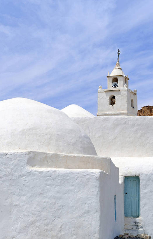 无人,竖图,室外,白天,非洲,突尼斯,乡村,围墙,图像,蓝色,白色,风景,天空,摄影,宗教,圆顶建筑,都市风光,清真寺,彩图,旅行,柏柏尔人,马格里布