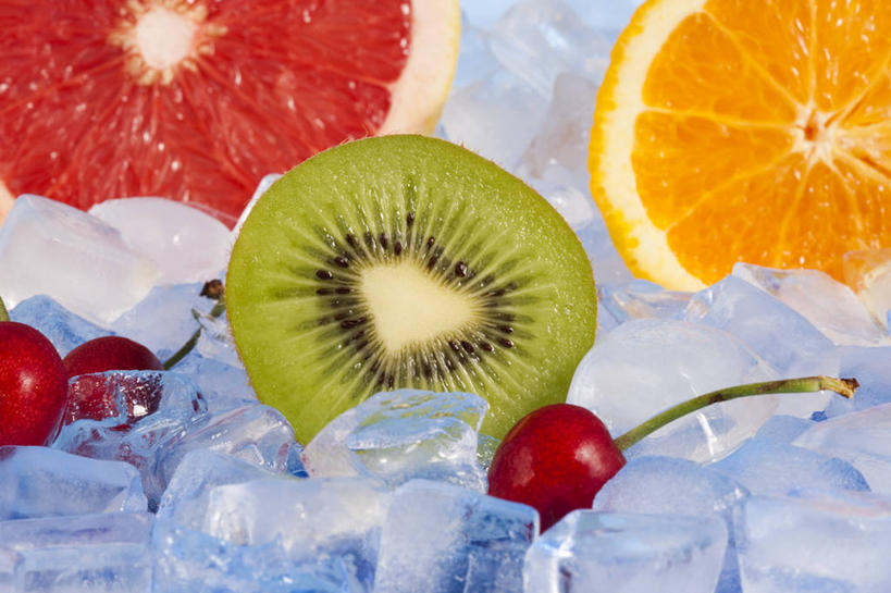 无人,横图,特写,留白,樱桃,静物,水果,中国,亚洲,冰块,食品,葡萄柚,饮食,果肉,素食,摄影,有机食品,影棚,生活方式,维生素,简单,清新,摄影棚,横截面,东亚,柑橘属,健康食物,纯净,酸橙,彩图,影棚拍摄,拍摄,人造冰