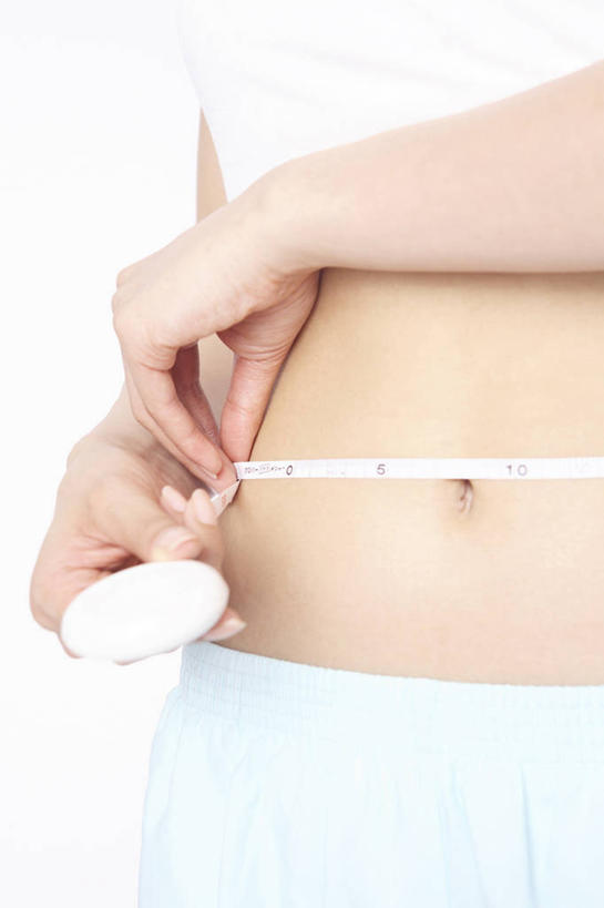 东方人,室内,白色背景,卷尺,生活方式,瘦身,女人,亚洲人,年轻人,彩图,影棚拍摄