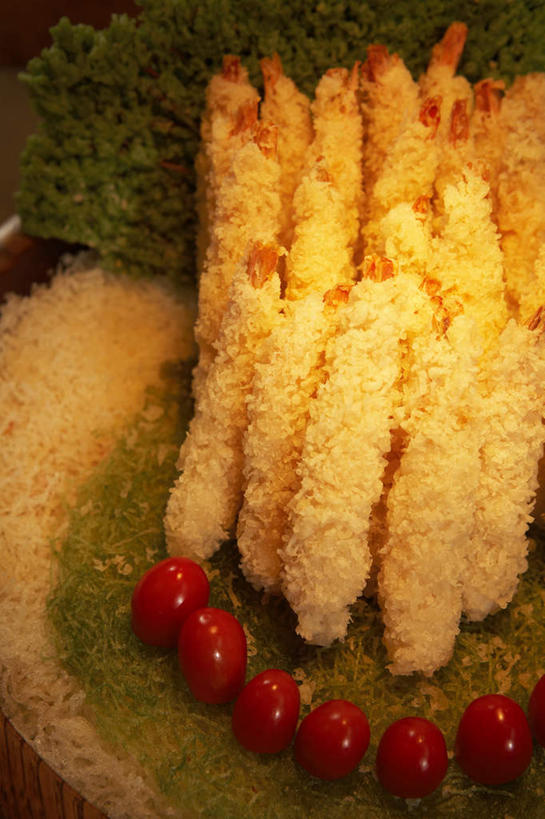 无人,竖图,室内,特写,西红柿,餐具,北京,中国,亚洲,形状,包裹,虾,油炸,美味,食品,饮食,摄影,清新,东亚,健康食物,海产,彩图