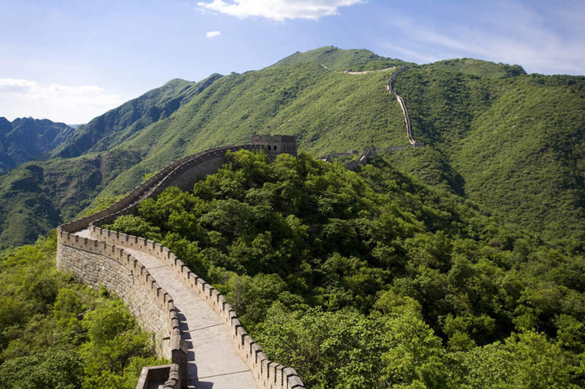 无人,横图,室外,白天,山,建筑,北京,长城,中国,亚洲,历史,城墙,地标建筑,摄影,宁静,中国文化,东亚,古代文明,慕田峪长城,彩图,传统文化