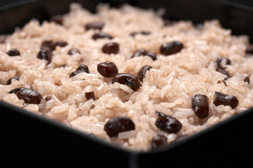 无人,横图,室内,特写,豆,静物,白米,谷物,日本料理,食品,米,饮食,一个,摄影,单个,简单,清新,赤豆,健康食物,豆科植物,纯净,彩图,影棚拍摄