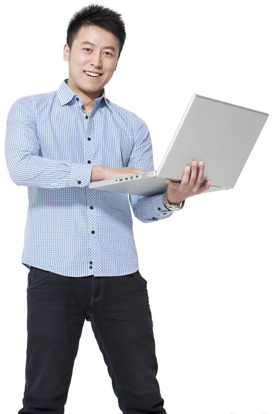 东方人,成年人,一个人,商务人士,商务男性,笑,微笑,露齿笑,竖图,留白,白色背景,正面,衬衫,商务,快乐,信心,笔记本电脑,互联网,技术,中国,亚洲,仅一个男性,仅一个人,敲打,套装,拿着,休闲装,输入,仅一个年轻男性,打字,职业,生活方式,点击,敲击,享乐,近景,商务装,网上冲浪,工薪阶层,东亚,北京市,无线电技术,按键,计算机,男人,男性,年轻男性,亚洲人,中国人,年轻人,白领,上班族,彩图,影棚拍摄,衬衣,欢乐