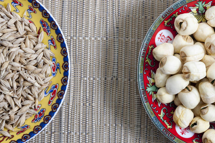 无人,横图,俯视,特写,静物,北京,中国,亚洲,药,莲子,食品,草药,饮食,饮料,碗,干花,摄影,有机食品,影棚,多样,草本,中国文化,摄影棚,营养品,中医,东亚,健康食物,彩图,高角度拍摄,影棚拍摄,拍摄,传统文化