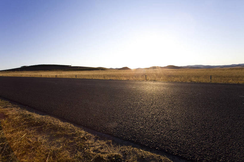 无人,横图,室外,白天,旅途,路,坝上,中国,亚洲,地形,天空,运输,摄影,东亚,内蒙古,彩图