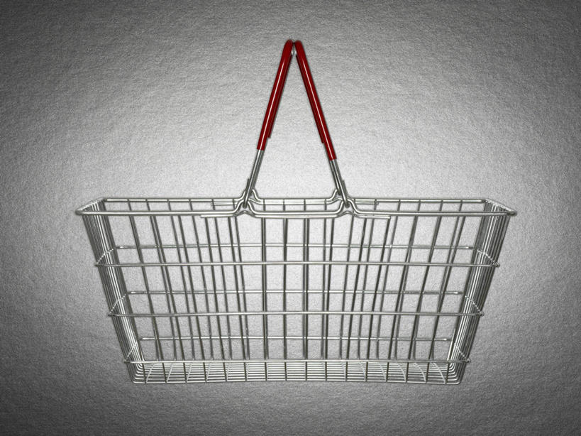 无人,横图,室内,特写,白天,正面,静物,阴影,灰色背景,反射,篮子,影子,购物篮,一个,摄影,影棚,单个,便利,存放,载具,快捷,方便,寄存,寄放,暂存,购物提篮,购物筐,彩图,影棚拍摄,拍摄