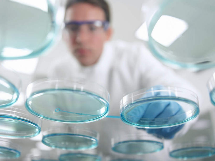 西方人,一个人,科学家,横图,室内,白天,仰视,工作服,制服,安全,实验,研发,仪器,欧洲,欧洲人,仅一个男性,仅一个人,仅一个中年男性,一排,许多,服装,朦胧,模糊,研究,整齐,并列,并排,分析,科学,化学,测试,培养皿,眼镜,实验室,研究室,防护,很多,注视,排列,衣服,蓝色,白色,观察,看,器皿,生物,服饰,观看,护目镜,保护,科研,察看,衣着,科研人员,穿着,队列,关注,化验,保险,研究者,检验,平行,研究所,科学研究者,试验耗材,实验用品,化学器材,化验室,检验室,保全,周全,安稳,安定,安全防护眼镜,工作制服,衣饰,平安,男人,男性,中年男性,白种人,科学工作者,半身,彩图,低角度拍摄,工作套服,防护眼镜