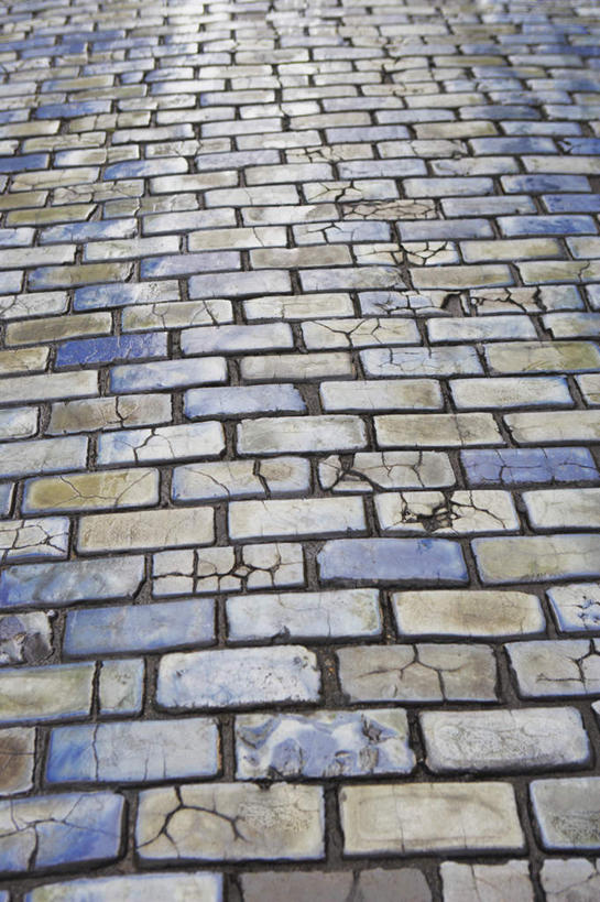 无人,竖图,俯视,室外,白天,旅游,度假,美景,道路,路,公路,阴影,缝隙,裂缝,裂痕,光线,影子,景观,交通,娱乐,阳光,自然,享受,休闲,景色,放松,石砖,北美,北美洲,自然风光,美洲,圣胡安,首府,北亚美利加洲,亚美利加洲,圣胡安市,波多黎各,波多黎各自由邦,大安的列斯群岛,马路,彩图,高角度拍摄