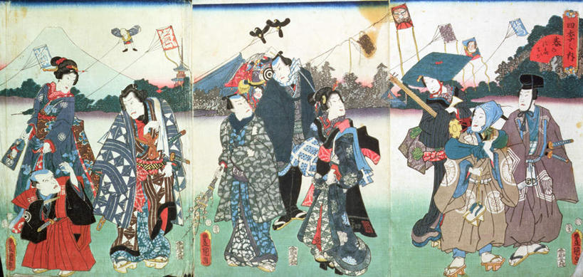 东方人,无人,伙伴,朋友,站,横图,室内,白天,正面,民族服装,绘画,友谊,森林,山,山脉,树林,植物,油画,亚洲,许多,握,艺术,日文,标志,文字,字符,山峰,乐器,弦乐器,山峦,许多人,古典,拿,拿着,注视,黄种人,文化,标识,三味线,树,树木,一个,绿色,自然,风筝,工艺品,群山,观察,看,品味,站着,一群人,放风筝,握着,生长,单个,成长,观看,美术,察看,高雅,纸鸢,关注,弹拨弦鸣乐器,放鹞子,鹞,鹞子,鸢,木鸢,美学,日语,三弦琴,友情,男人,男性,女人,女性,中年男性,中年女性,亚洲人,站立,彩图,全身,传统服装,民俗服,弹拨弦乐器