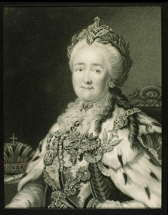 西方人,脸,头,脸颊,一个人,无人,笑,微笑,竖图,黑白,室内,特写,白天,正面,民族服装,绘画,油画,欧洲,欧洲人,仅一个女性,仅一个人,艺术,装饰,头饰,墙,古典,注视,文化,肩膀,墙壁,墙面,工艺品,观察,看,品味,仅一个老年女性,观看,皇帝,华丽,修饰,美术,点缀,察看,高雅,关注,美学,衬托,美观,雅致,雅观,凯瑟琳,凯瑟琳大帝,索非亚.弗雷德里卡.奥古斯塔,叶卡捷琳娜二世,叶卡捷琳娜二世.阿列克谢耶芙娜,叶卡捷琳娜女皇,沙皇,老年女性,女人,女性,白种人,头部,脸部,脸蛋,面部,半身,传统服装,民俗服