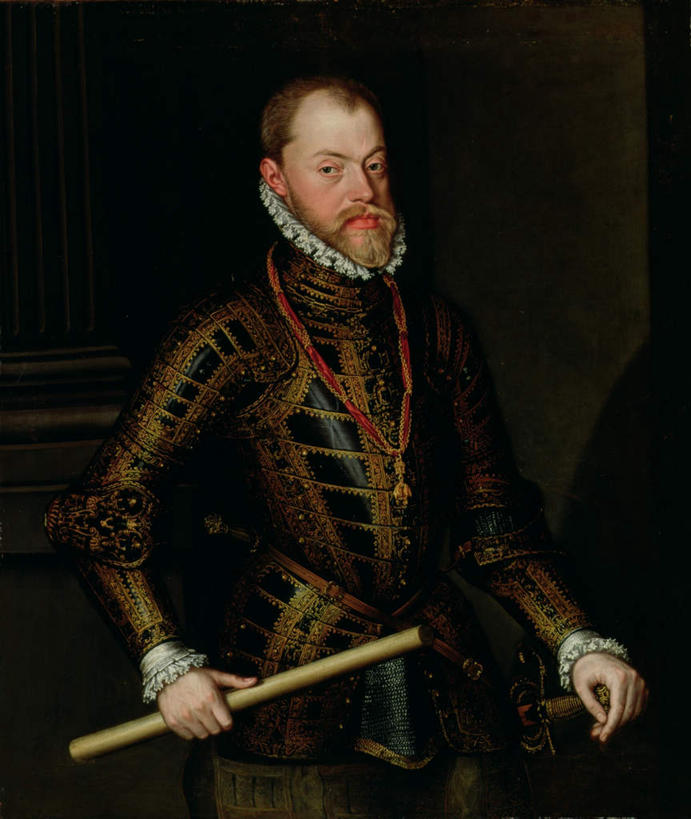 西方人,一个人,无人,站,竖图,室内,白天,正面,民族服装,绘画,竞争,油画,欧洲,欧洲人,仅一个男性,仅一个人,仅一个中年男性,对抗,握,服装,艺术,冲突,古典,拿,拿着,注视,破坏,文化,衣服,工艺品,观察,看,品味,站着,武器,战争,握着,服饰,观看,美术,损坏,察看,高雅,剑,攻击,威胁,衣着,国王,穿着,对立,关注,矛盾,兵器,防御,美学,敌对,挫败,斗争,抗拒,抗衡,杀伤,威慑,衣饰,菲利普二世,腓力二世,西班牙国王,危险,男人,男性,中年男性,白种人,站立,半身,彩图,传统服装,民俗服