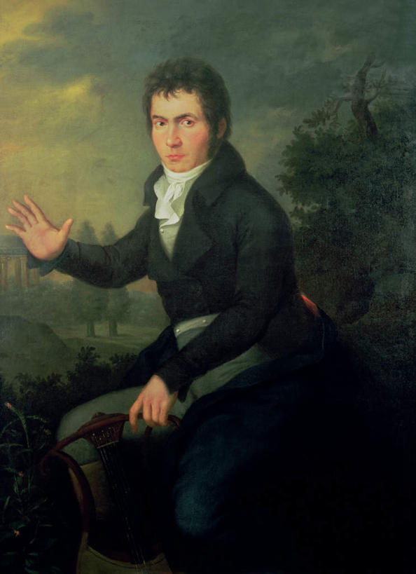 西方人,一个人,无人,音乐家,坐,举,竖图,室内,白天,正面,绘画,植物,油画,欧洲,欧洲人,仅一个男性,仅一个人,服装,艺术,古典,指挥家,文化,树,树木,仅一个年轻男性,衣服,绿色,自然,工艺品,品味,托,服饰,生长,成长,美术,高雅,衣着,穿着,美学,衣饰,钢琴家,路德维希.凡.贝多芬,男人,男性,年轻男性,白种人,乐师,演奏家,音乐工作者,作曲家,举起,举手,举着,向上举,向上伸,向上托,坐着,半身,彩图,五指张开