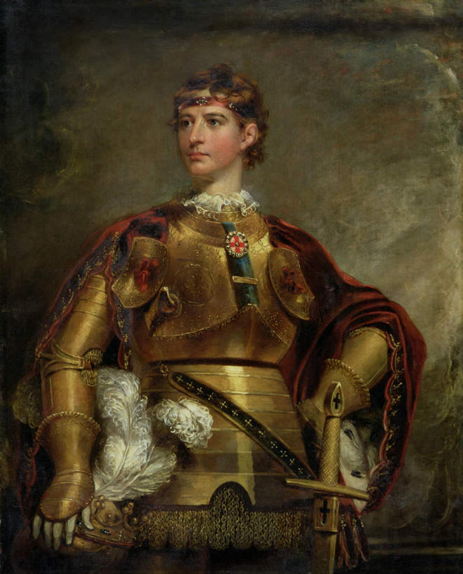 西方人,一个人,无人,站,竖图,室内,白天,正面,绘画,安全,羽毛,油画,欧洲,欧洲人,仅一个男性,仅一个人,握,轻盈,柔软,艺术,装饰,盔甲,头饰,墙,防护,古典,拿,拿着,注视,文化,墙壁,墙面,仅一个年轻男性,工艺品,观察,看,品味,站着,握着,观看,保护,华丽,修饰,美术,点缀,察看,高雅,剑,国王,关注,保险,防御,铠甲,美学,轻柔,衬托,美观,雅致,雅观,防具,防卫,亨利五世,英格兰国王,平安,男人,男性,年轻男性,白种人,站立,半身,彩图,甲胄