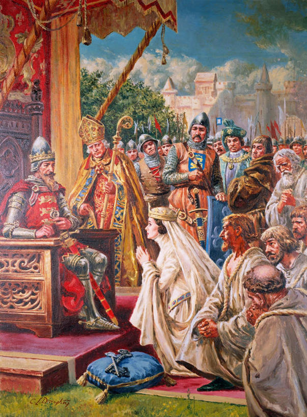 西方人,无人,站,坐,双手交叉,竖图,室内,白天,正面,民族服装,绘画,安全,地毯,皇冠,椅子,油画,欧洲,欧洲人,一排,跪拜,握,艺术,整齐,装饰,编织,盔甲,伞,毯子,雨伞,遮阳伞,手工艺品,木椅,云,云朵,防护,织物,许多人,古典,拿,云彩,拿着,注视,文化,阳伞,膜拜,排列,蓝色,白云,蓝天,天空,绳子,瑜伽垫,工艺品,垫子,天,观察,看,品味,站着,一群人,握着,晴朗,观看,保护,皇帝,绳索,华丽,修饰,美术,点缀,权威,察看,高雅,权利,象征,队列,高贵,关注,保险,防御,瑜伽毯,部队,军队,法杖,铠甲,美学,衬托,美观,雅致,雅观,地位,权力,统治,防具,防卫,权杖,权势,权位,天子,九五之尊,圣上,统治者,陛下,官家,势力,平安,男人,男性,女人,女性,中年男性,中年女性,白种人,王冠,晴空,十字手,站立,坐着,半身,彩图,传统服装,民俗服,甲胄