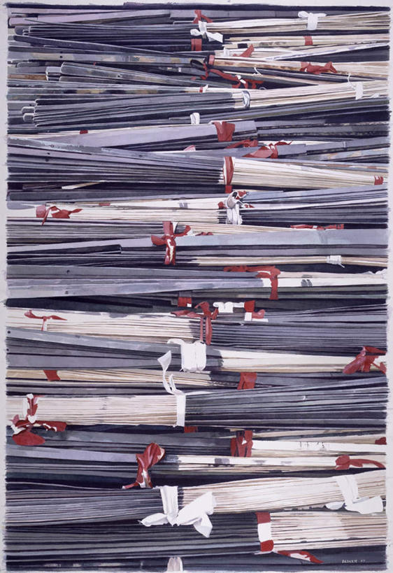 无人,竖图,室内,白天,正面,绘画,油画,一堆,许多,堆叠,堆积,艺术,电器,丝绸,丝带,缎带,风扇,夏季,很多,古典,清凉,凉爽,文化,绸带,红色,白色,灰色,工艺品,夏天,品味,电风扇,堆,捆绑,电扇,美术,高雅,家电,家用电器,扇叶,美学,绑缚,彩图,小家电