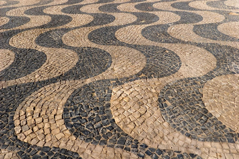 无人,横图,俯视,室内,特写,白天,度假,石头,美景,城市风光,城市,静物,葡萄牙,欧洲,一排,许多,阴影,波纹,曲折,弯曲,整齐,光线,地砖,石子,影子,景观,地面,首都,很多,娱乐,里斯本,排列,黄色,黑色,阳光,波浪,享受,休闲,景色,放松,蜿蜒,队列,南欧,葡萄牙共和国,卡斯卡伊斯市,石块,岩石,彩图,高角度拍摄