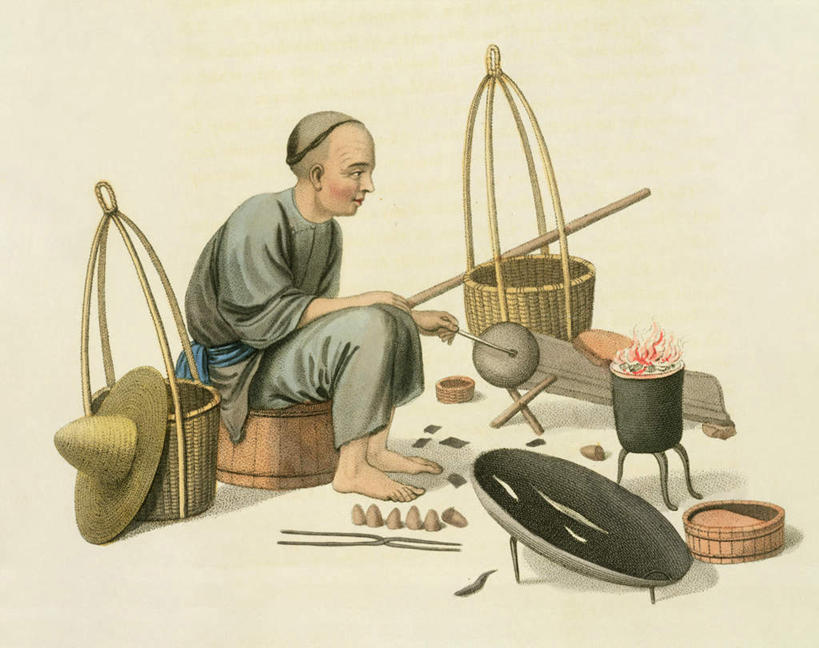 东方人,一个人,无人,坐,交叉,横图,室内,白天,侧面,民族服装,绘画,热情,竹子,火,油画,亚洲,仅一个男性,仅一个人,仅一个中年男性,握,竹制,服装,艺术,编织,扁担,火焰,篮子,古典,燃烧,拿,拿着,注视,黄种人,文化,衣服,竹篮,工艺品,观察,看,品味,握着,服饰,观看,竹条,交织,美术,察看,高雅,竹制品,衣着,穿着,关注,美学,衣饰,穿插,男人,男性,中年男性,亚洲人,坐着,彩图,全身,传统服装,民俗服